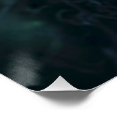 Ancient Forest Guardian met gloeiende magie Perfect Poster (Hoek)