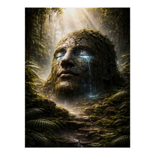 Ancient Forest Guardian – Mythical Nature Spirit Perfect Poster (Voorkant)