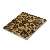 Ancient Fossil Fish Tegeltje (Zijkant)