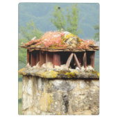 Ancient Frans schoorsteenklembord Klembord (Achterkant)