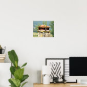 Ancient French Chimney Poster (Thuiskantoor)