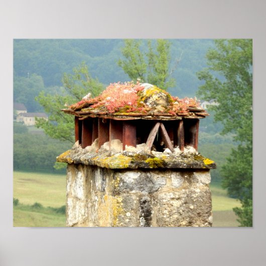 Ancient French Chimney Poster (Voorkant)