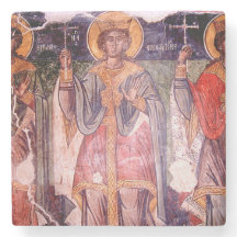 Ancient Fresco Collectie Marmer Onderzetter