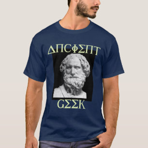 ANCIENT GEEK ARTISTIC EN HUMORISTIEK T-SHIRT