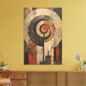 Ancient Geometric  Canvas Afdruk (Insitu (Woonkamer))