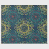 Ancient geometrisch mandalontwerp cadeaupapier (Vlak)