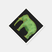 Ancient Gold en Jade Elephant Servetten (Hoek)