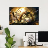 Ancient Golem Fight Poster (Thuiskantoor)