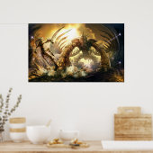 Ancient Golem Fight Poster (Keuken)