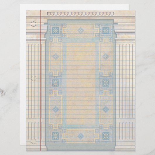 Ancient Greece Fantasy Notitieboek Paper (Voorkant / Achterkant)