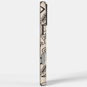 Ancient Greece Line Art Pattern Case-Mate iPhone Case (Achterkant / Rechts)