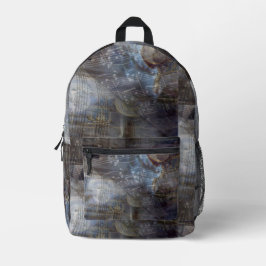 Ancient Greece Music Staff Classic Bedrukte Rugzak