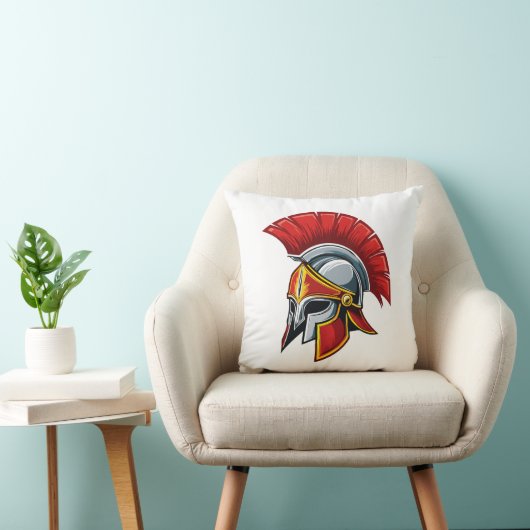 Ancient Greek Corinthian helmet Kussen (Stoel)