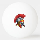 Ancient Greek Corinthian helmet Pingpongbal (Achterkant)