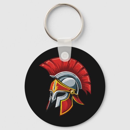 Ancient Greek Corinthian helmet Sleutelhanger (Voorkant)