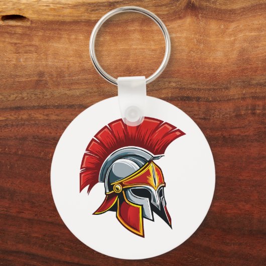 Ancient Greek Corinthian helmet Sleutelhanger (Achterkant)