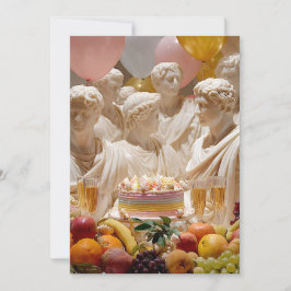 Ancient Greek Statue “Another Year Older” Kaart