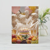 Ancient Greek Statue “Another Year Older” Kaart (Staand voorkant)