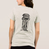 Ancient Greek Women's Strength T-shirt (Achterkant)