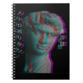 Ancient Grieks beeldhouwwerk Vaporwave Notitieboek (Voorkant)