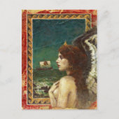 Ancient Grieks Siren-Briefkaart Briefkaart (Voorkant)