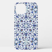 Ancient Handmade Turkey Floral Tiles Pattern Case-Mate iPhone Case (Achterkant)