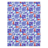 Ancient Handmade Turkey Floral Tulip Tile Pattern Tafelkleed (Voorkant)