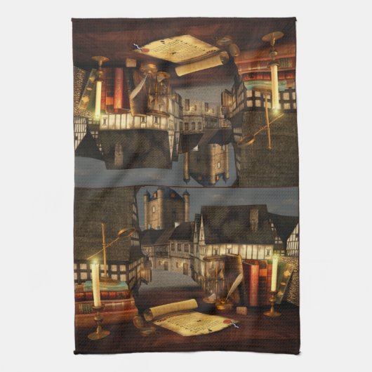 Ancient Horizons Kitchen Towel Theedoek (Verticaal)
