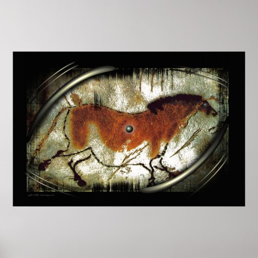 Ancient Horse van Gregory Gallo Poster (Voorkant)