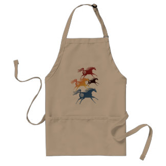 Ancient Horses Apron Standaard Schort