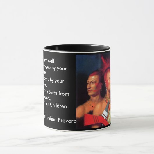 Ancient Indische Proverb Mok (Midden)