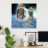 Ancient Indische Proverb Poster (Thuiskantoor)