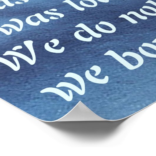 Ancient Indische Proverb Poster (Hoek)