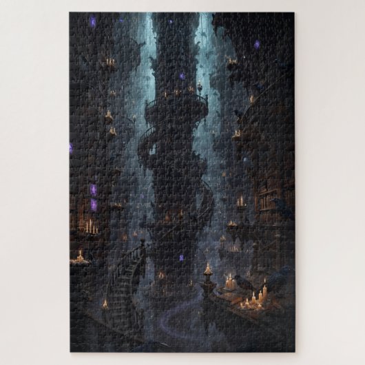 Ancient Infinite Library Puzzle – 1014 Pieces Legpuzzel (Verticaal)