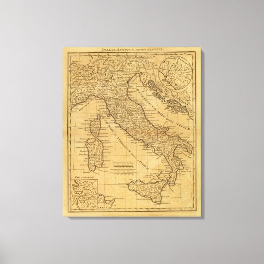 Ancient Italië Canvas Afdruk (Voorkant)