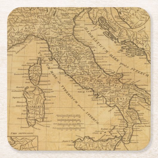 Ancient Italië Kartonnen Onderzetters (Voorkant)
