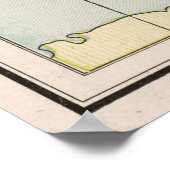 Ancient Italië Map 800 - 222 BC (1901) Poster (Hoek)