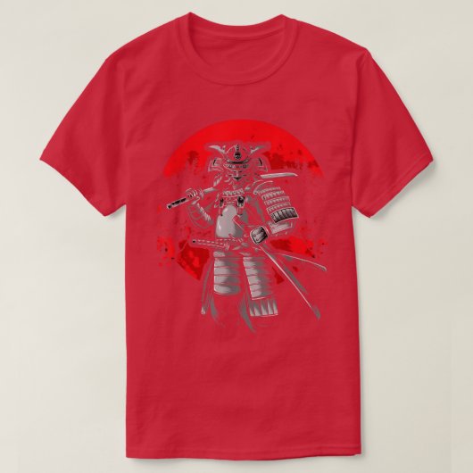 Ancient Japanese warrior Samurai T-Shirt (Design voorkant)