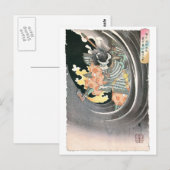 Ancient Japans Samurai Painting Briefkaart (Voorkant / Achterkant)