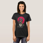 Ancient Japans Vrouw Samurai Katana Ronin Geish T-shirt (Voorkant volledig)