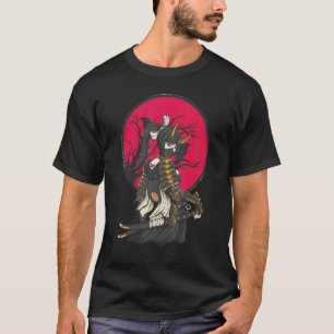 Ancient Japans Vrouw Samurai Katana Ronin Geish T-shirt