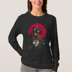 Ancient Japans Vrouw Samurai Katana Ronin Geish T-shirt