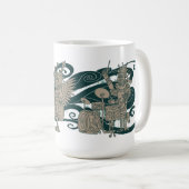 Ancient Jazztecs Koffiemok (Voorkant rechts)