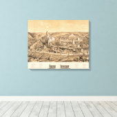 Ancient Jerusalem, A.D. 65 Canvas Afdruk (Insitu (Houten vloer))