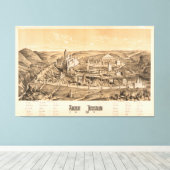 Ancient Jerusalem, A.D. 65 Canvas Afdruk (Insitu (Houten vloer))