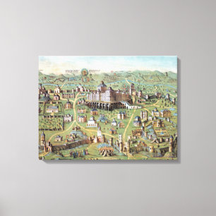 ANCIENT JERUSALEM CANVAS AFDRUK