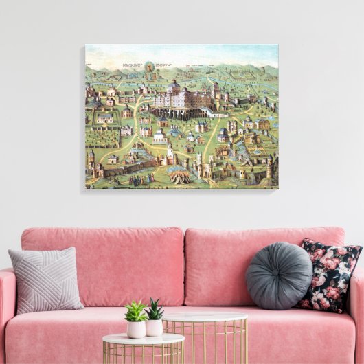 ANCIENT JERUSALEM CANVAS AFDRUK (Insitu (Woonkamer))