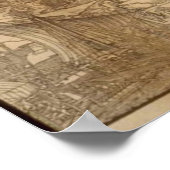 Ancient Jerusalem-kaart Poster (Hoek)