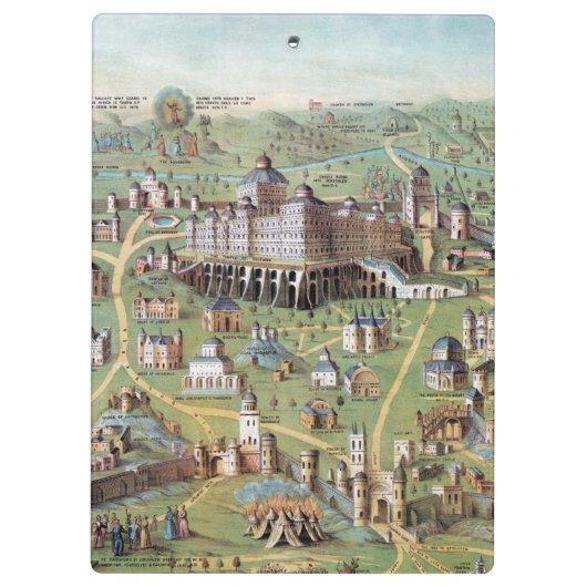 ANCIENT JERUSALEM KLEMBORD (Achterkant)