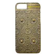 Ancient Kaaba Brass Copper Arabesque Pattern